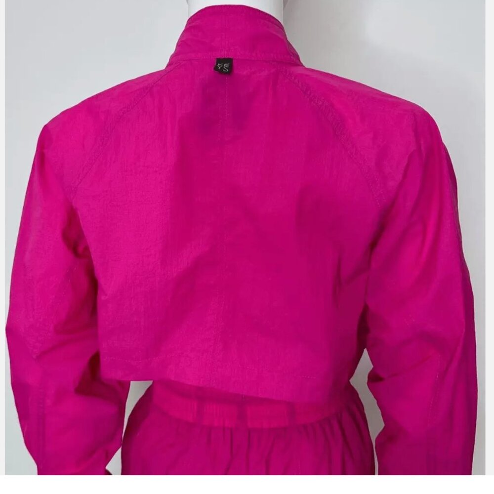 NWOT Athleta x Alicia Keys Nylon Utility Jumpsuit Hot Pink 24 24W 2X 3X - Picture 11 of 16